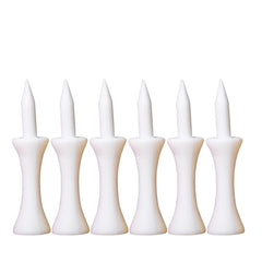 50Pcs Colorful Plastic Golf Tee Step Down Graduated Castle Tee Height Control  Golf Ball Holder Golf Accessories