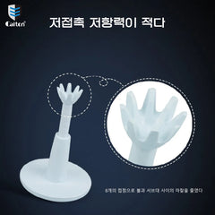 Caiton  High Quality 2pc Golf Tee Set, White Plastic Durable Golf Tees Holder, Adjustable Height Practice Tees, Golf Accessories