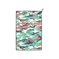 Golf Towel Golf Club Cleaner With Magnetic buckle Hand Towel Multiple Style Choices Portable Golf Cleaning Tools Drop Ship