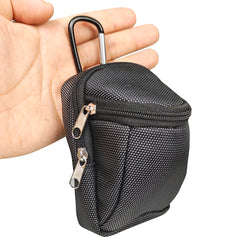 Mini Park Golf Ball Bag With Hook Nylon Can Hold Park Balls Portable Mini Golf Ball Waist Bag Outdoor Sports Golf Accessories