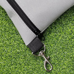 Portable Golf Tee Holder Golf Ball Carrier Bag with Lobster Buckle Zipper Golf Ball Waist Pouch Lightweig Golf Gifts Accessories