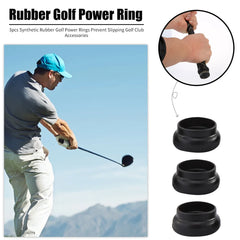 3pcs/set Synthetic Rubber Golf Power Rings Prevent Slipping Golf Accessories