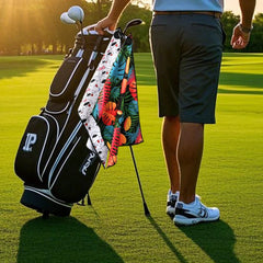 Golf Towel Golf Club Cleaner With Magnetic buckle Hand Towel Multiple Style Choices Portable Golf Cleaning Tools Drop Ship