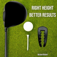 Adjustable Golf Tee Height Tool Precision Tee Height Setter for Consistent Swings, Durable Design, Easy-to-Use Golf Training Aid