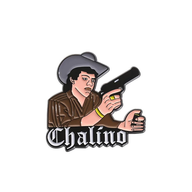 Golf Ball Hat Decorative Pins Chalino Sanches Cartoon Brooches Clothes Backpack Lapel Badge Golf Supplies Accessories Gift