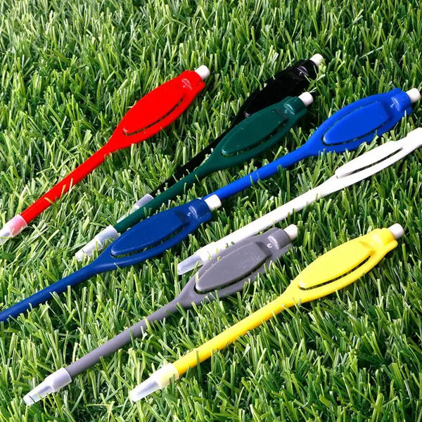 10Pcs Golf Scoring Pen Pencil Clip Scorecard Lead Scoring Golf Accessories Recording Score Tool Eraser Golf Marker Supplies