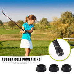 3pcs/set Synthetic Rubber Golf Power Rings Prevent Slipping Golf Accessories