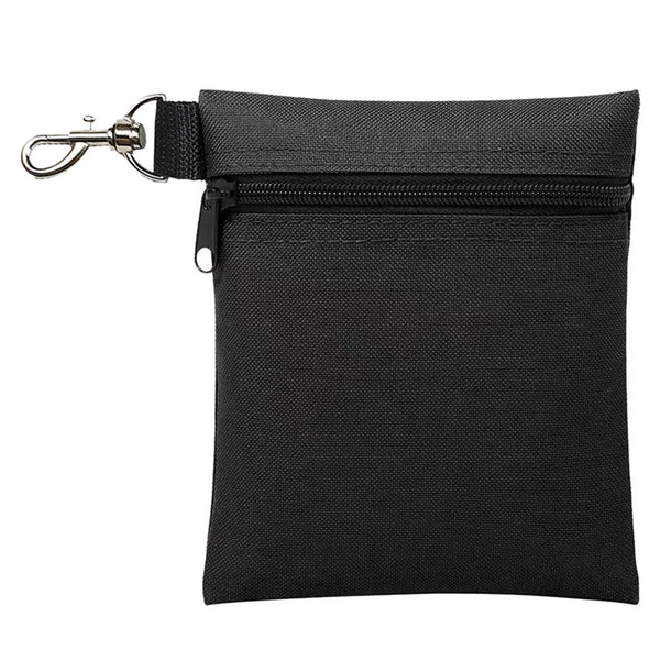 Portable Golf Tee Holder Golf Ball Carrier Bag with Lobster Buckle Zipper Golf Ball Waist Pouch Lightweig Golf Gifts Accessories