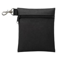 Portable Golf Tee Holder Golf Ball Carrier Bag with Lobster Buckle Zipper Golf Ball Waist Pouch Lightweig Golf Gifts Accessories