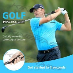 1pcs Portable Golf Swing Trainer Training Grip Standard Teaching Aid Right-Handed Practice Aids For Left Golfer Correct Position